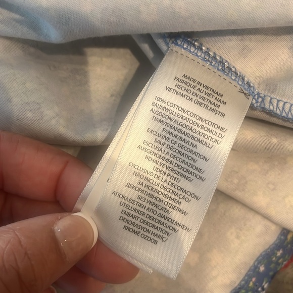 Polo by Ralph Lauren Blue Floral Polo Shirt - Picture 5 of 5